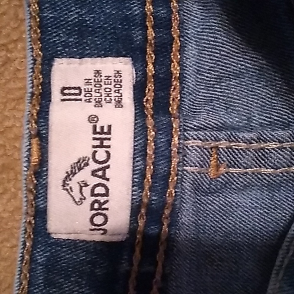 Jordache SIZE 10 Girls Blue Denim Shorts - Picture 5 of 7